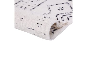 Villamatto Alkent 160x230 cm - Musta/Valkoinen - Kodintekstiilit & matot - Matto - Moderni matto - Villamatto