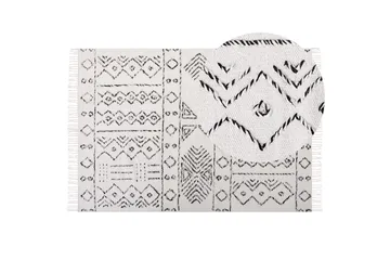 Villamatto Alkent 160x230 cm - Musta/Valkoinen - Kodintekstiilit & matot - Matto - Moderni matto - Villamatto