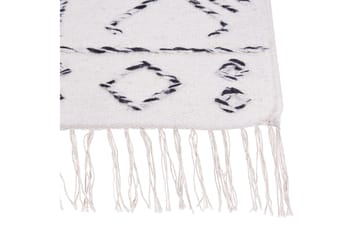 Villamatto Alkent 160x230 cm - Musta/Valkoinen - Kodintekstiilit & matot - Matto - Moderni matto - Villamatto