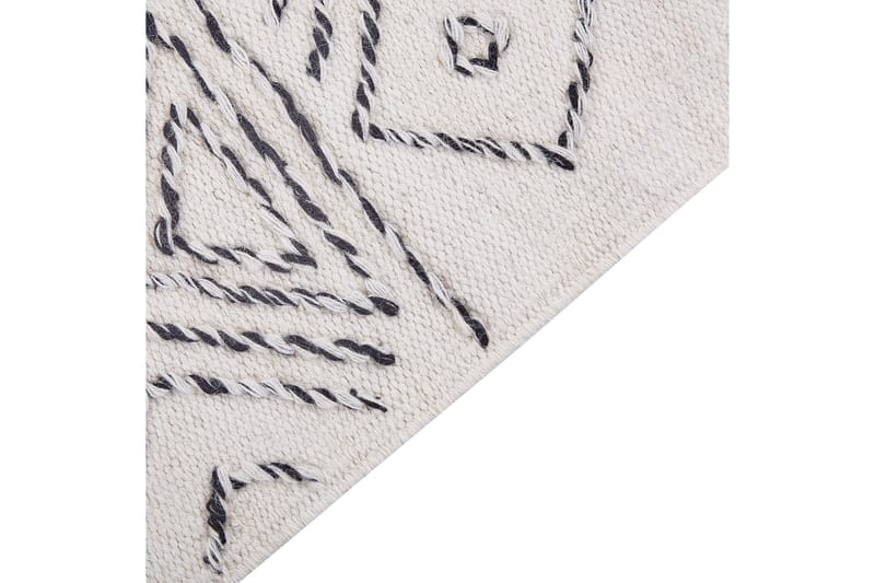 Villamatto Alkent 160x230 cm - Musta/Valkoinen - Kodintekstiilit & matot - Matto - Moderni matto - Villamatto