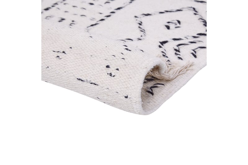 Villamatto Alkent 160x230 cm - Musta/Valkoinen - Kodintekstiilit & matot - Matto - Moderni matto - Villamatto