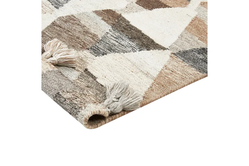 Villamatto Argavand 80x150 cm - Beige - Kodintekstiilit & matot - Matto - Moderni matto - Villamatto