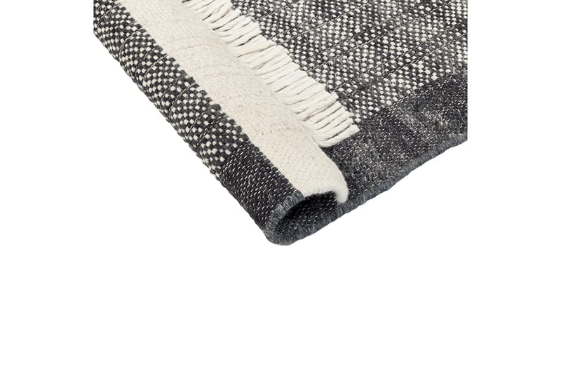 Villamatto Atlanti 160x230 cm - Musta/Valkoinen - Kodintekstiilit & matot - Matto - Moderni matto - Villamatto