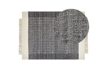 Villamatto Atlanti 160x230 cm - Musta/Valkoinen - Kodintekstiilit & matot - Matto - Moderni matto - Villamatto