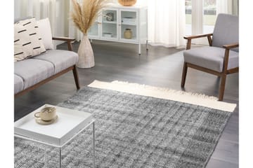 Villamatto Atlanti 160x230 cm - Musta/Valkoinen - Kodintekstiilit & matot - Matto - Moderni matto - Villamatto