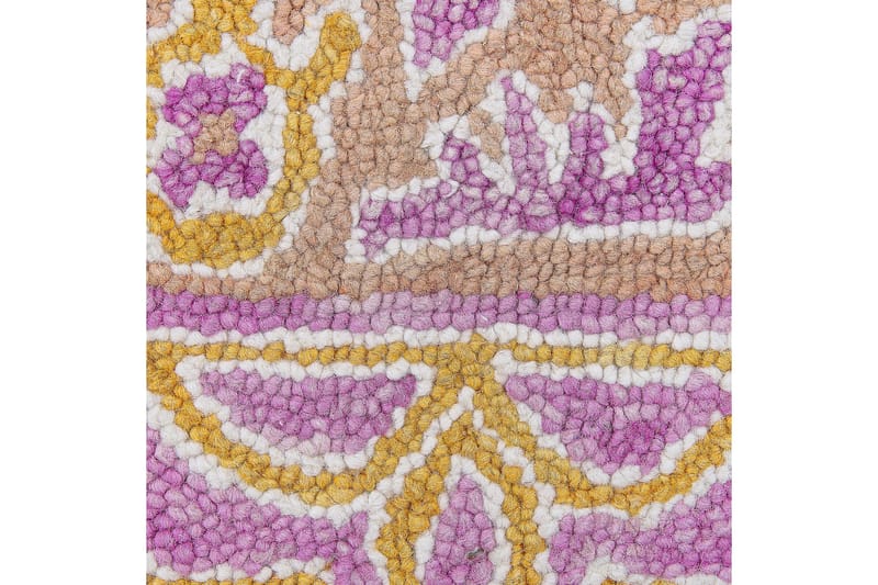 Villamatto Avanos 200x200 cm - Vaaleanpunainen - Kodintekstiilit & matot - Matto - Moderni matto - Villamatto