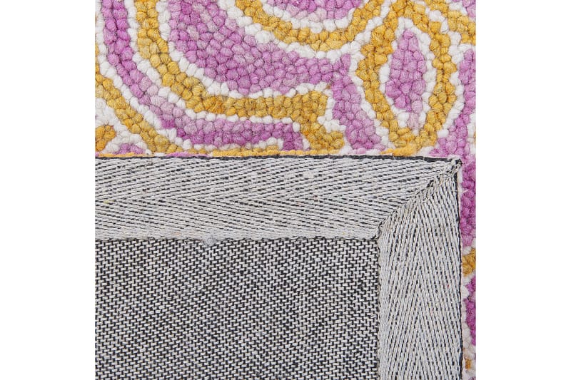 Villamatto Avanos 200x200 cm - Vaaleanpunainen - Kodintekstiilit & matot - Matto - Moderni matto - Villamatto