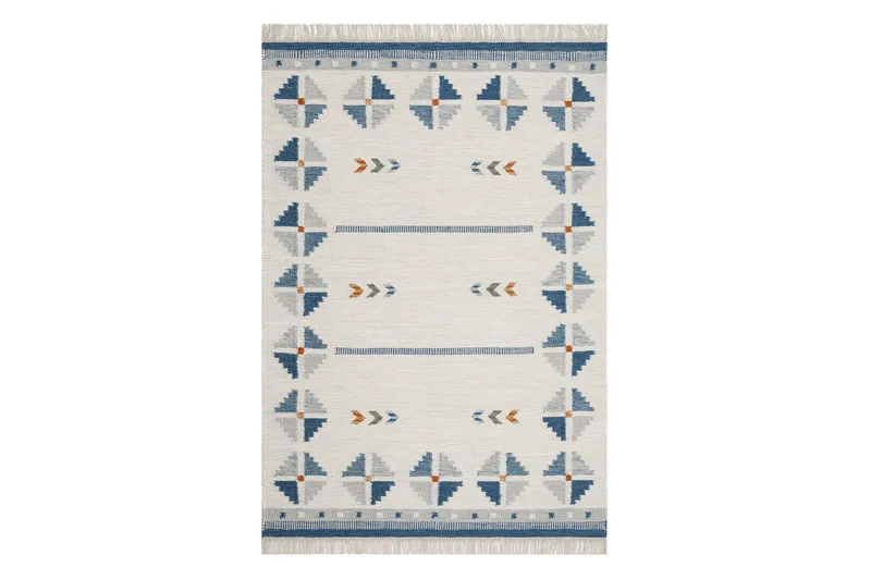 Villamatto Avesta 160x230 Suorakaiteen muotoinen, Sininen