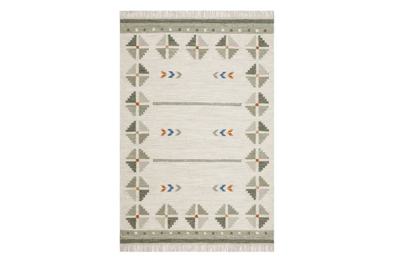 Villamatto Avesta 160x230 Suorakaiteen muotoinen - Vihreä - Kodintekstiilit & matot - Matto - Moderni matto - Villamatto