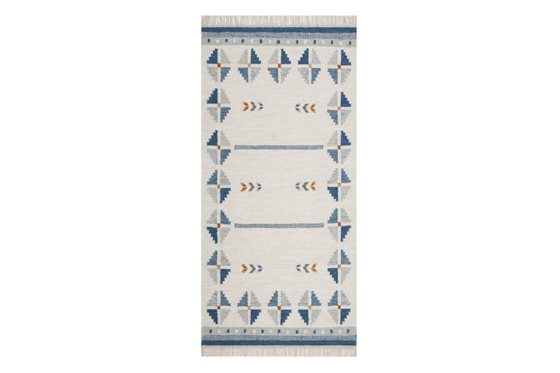 Villamatto Avesta 80x200 Soikea - Sininen - Kodintekstiilit & matot - Matto - Moderni matto - Villamatto