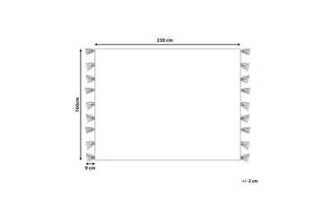 Villamatto Aygezard 160x230 cm - Harmaa - Kodintekstiilit & matot - Matto - Moderni matto - Villamatto