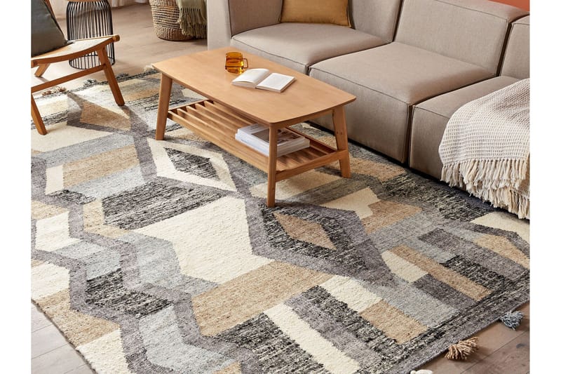 Villamatto Aygezard 200x300 cm - Harmaa - Kodintekstiilit & matot - Matto - Moderni matto - Villamatto