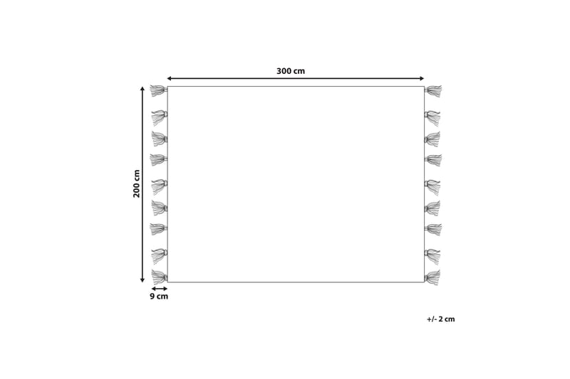 Villamatto Aygezard 200x300 cm - Harmaa - Kodintekstiilit & matot - Matto - Moderni matto - Villamatto