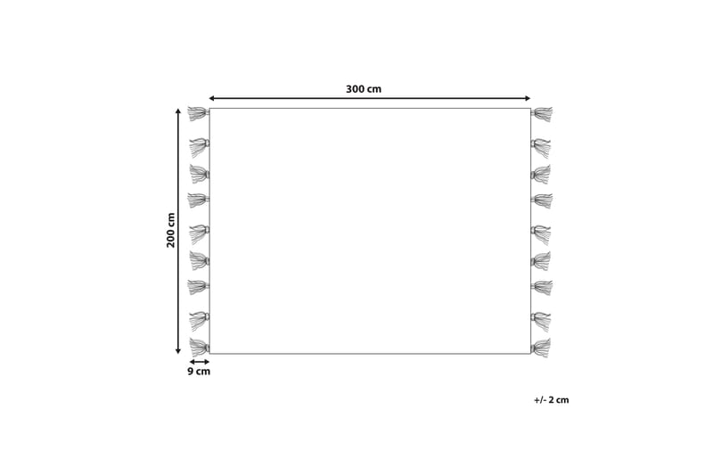 Villamatto Aygezard 200x300 cm - Harmaa - Kodintekstiilit & matot - Matto - Moderni matto - Villamatto