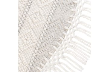Villamatto Baltalar 140 cm Pyöreä - Beige - Kodintekstiilit & matot - Matto - Moderni matto - Villamatto