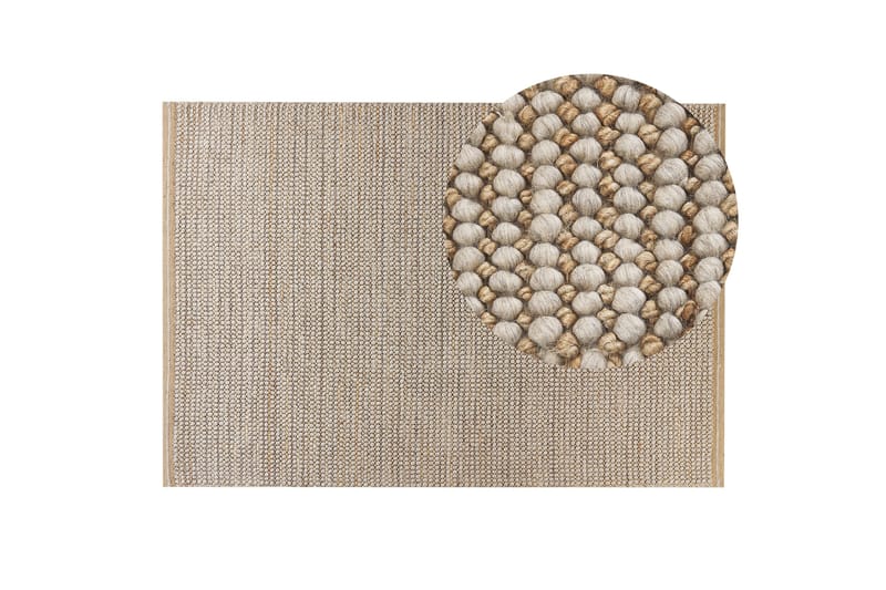 Villamatto Banoo 140x200 cm - Beige - Kodintekstiilit & matot - Matto - Moderni matto - Villamatto