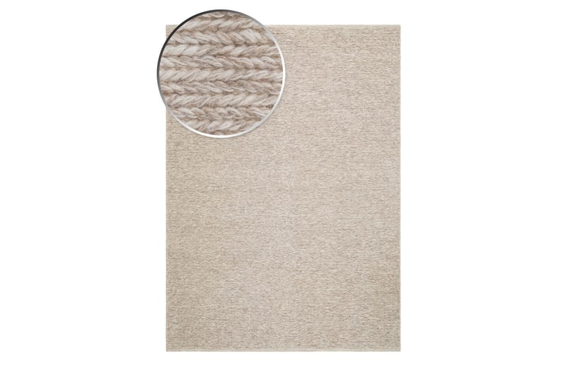 Villamatto Bilke 200x300 cm - Beige - Kodintekstiilit & matot - Matto - Moderni matto - Villamatto