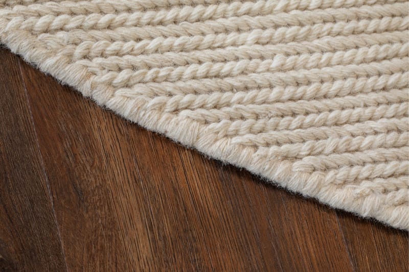 Villamatto Bilke 240x340 cm Pitkulainen - Valkoinen - Kodintekstiilit & matot - Matto - Moderni matto - Villamatto