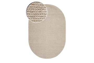 Villamatto Bilke 240x340 cm Pitkulainen - Beige - Kodintekstiilit & matot - Matto - Moderni matto - Villamatto