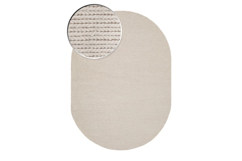 Villamatto Bilke 240x340 cm Pitkulainen - Valkoinen - Kodintekstiilit & matot - Matto - Moderni matto - Villamatto