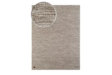 Villamatto Birka 135x190 cm Tumma Pellava - Tummapellava - Kodintekstiilit & matot - Matto - Moderni matto - Villamatto