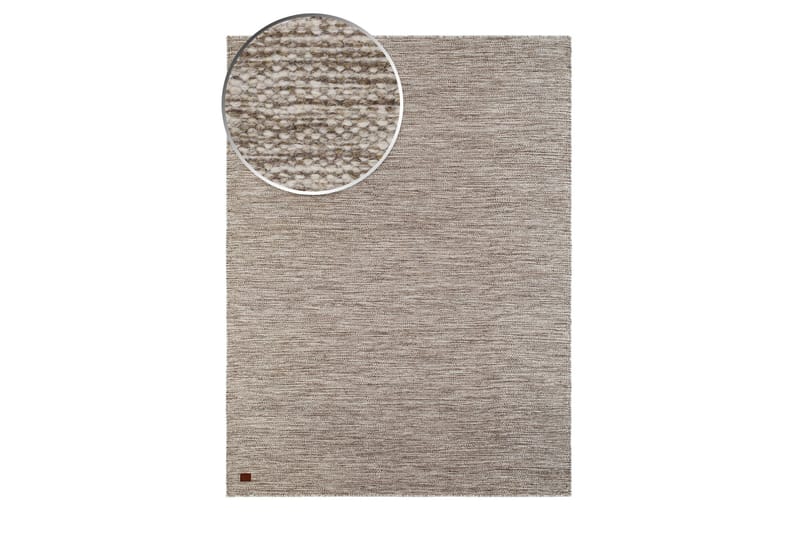 Villamatto Birka 135x190 cm Tumma Pellava - Tummapellava - Kodintekstiilit & matot - Matto - Moderni matto - Villamatto