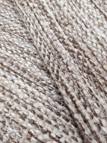 Villamatto Birka Pyöreä 120 cm - Tumma pellava - Kodintekstiilit & matot - Matto - Moderni matto - Villamatto