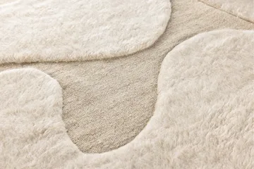 Villamatto Boone 160x230 cm - Beige - Kodintekstiilit & matot - Matto - Moderni matto - Villamatto