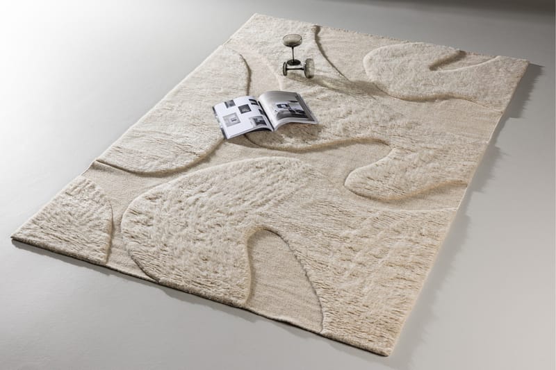 Villamatto Boone 160x230 cm - Beige - Kodintekstiilit & matot - Matto - Moderni matto - Villamatto