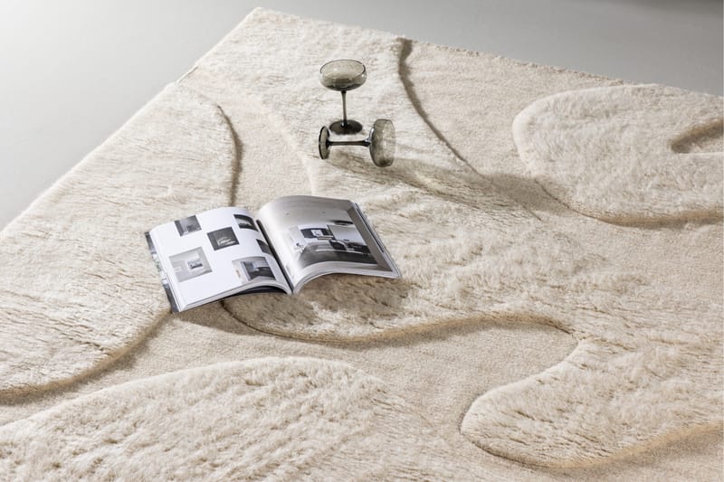 Villamatto Boone 200x290 cm - Beige - Kodintekstiilit & matot - Matto - Moderni matto - Villamatto