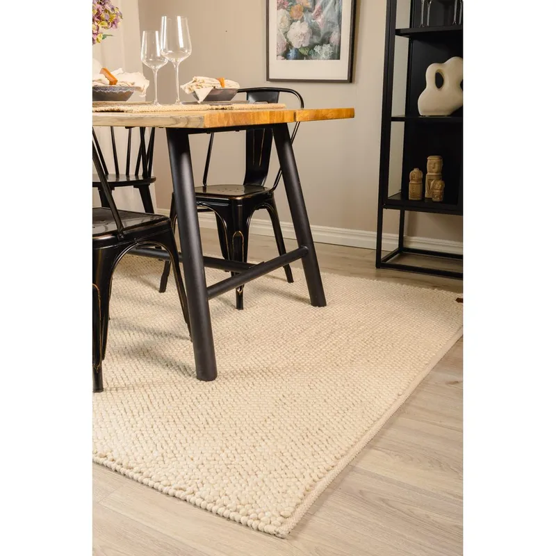 Villamatto Bubble - 200x300 cm, Kerma - Kodintekstiilit & matot - Matto - Moderni matto - Villamatto