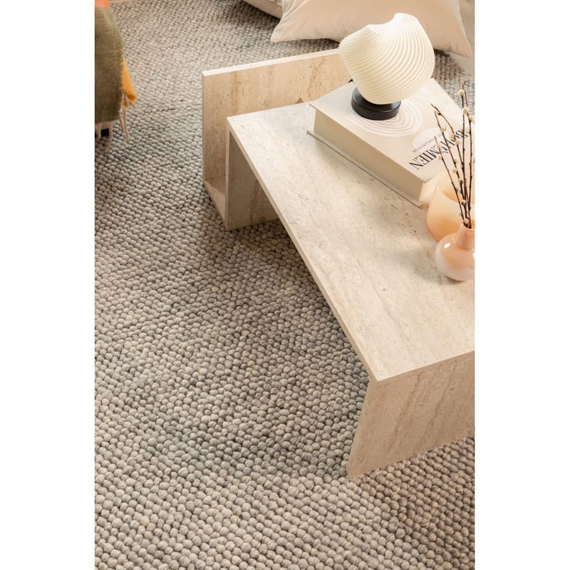 Villamatto Bubble Neliö - 240x240 cm, Harmaa - Kodintekstiilit & matot - Matto - Moderni matto - Villamatto