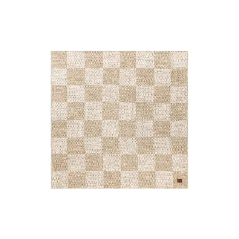 Villamatto Chessie Neliö - 200x200 cm, Pellava - Kodintekstiilit & matot - Matto - Moderni matto - Villamatto