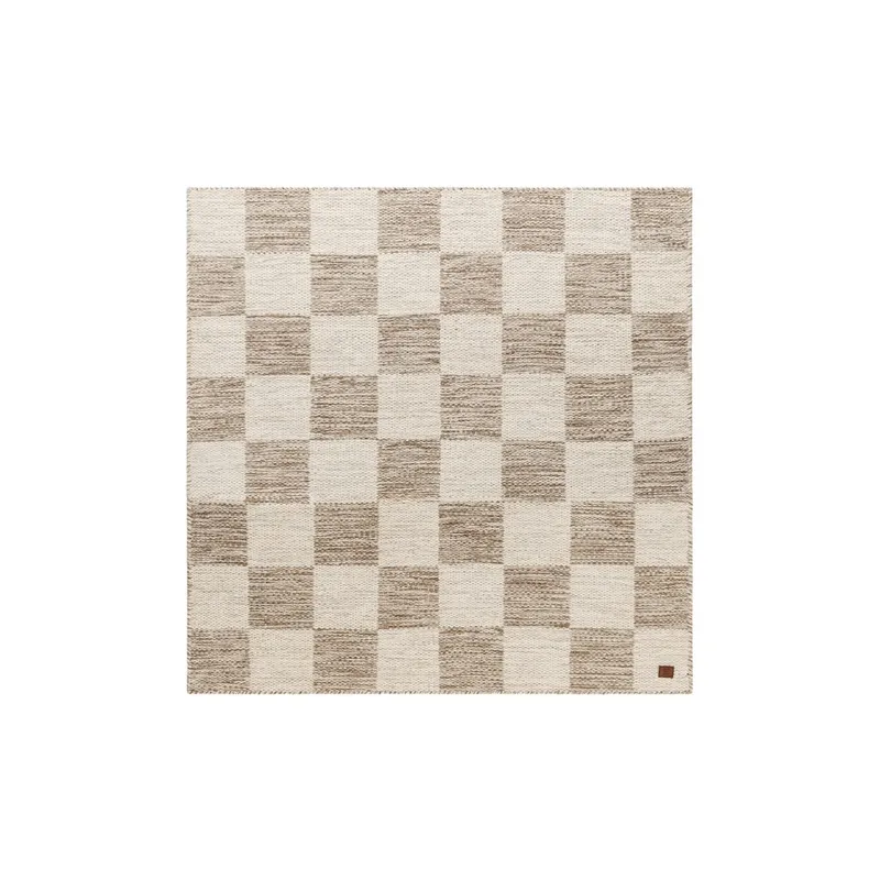 Villamatto Chessie Neliö - 250x250 cm, Pimeäverho - Kodintekstiilit & matot - Matto - Moderni matto - Villamatto