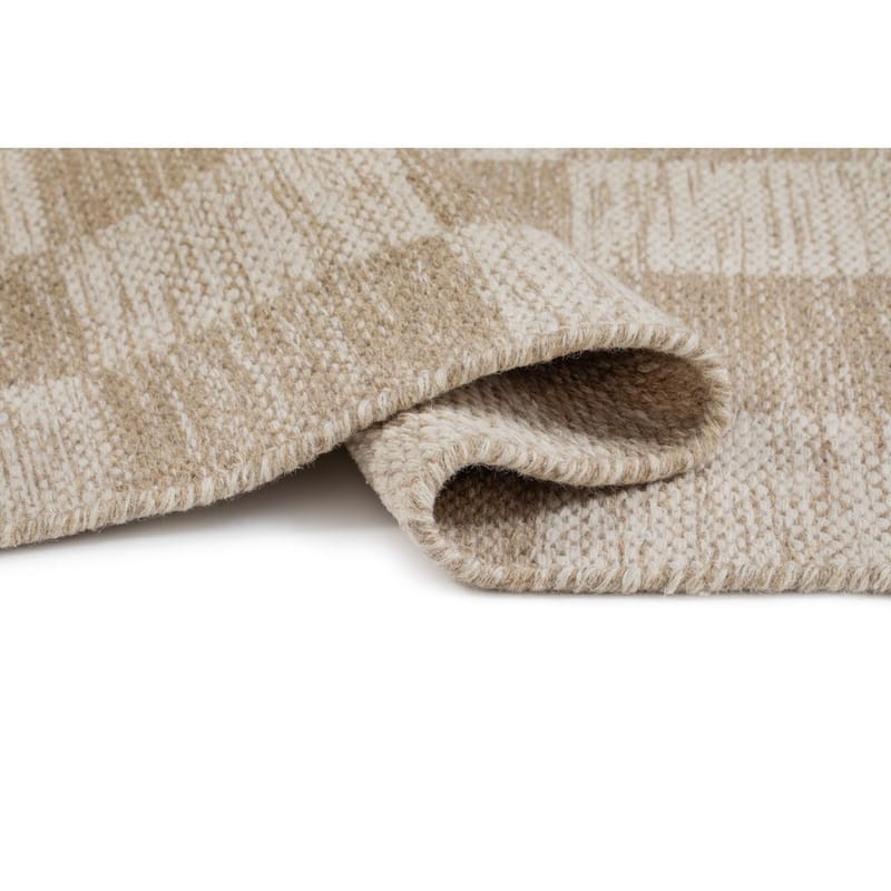 Villamatto Chessie Neliö - 250x250 cm, Pellava - Kodintekstiilit & matot - Matto - Moderni matto - Villamatto