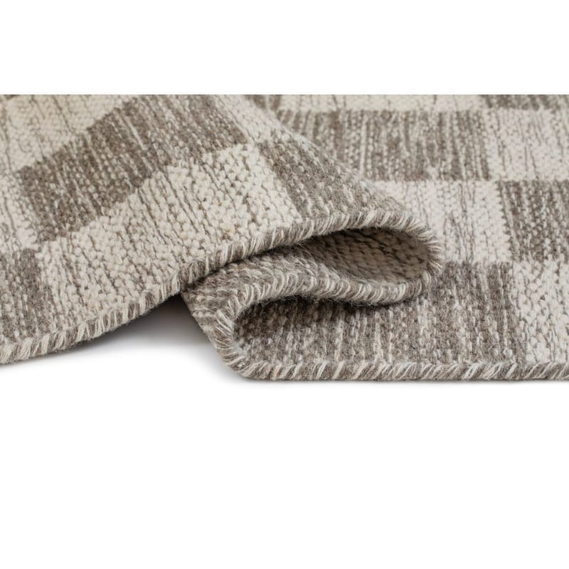 Villamatto Chessie Neliö - 300x300 cm, Harmaa - Kodintekstiilit & matot - Matto - Moderni matto - Villamatto