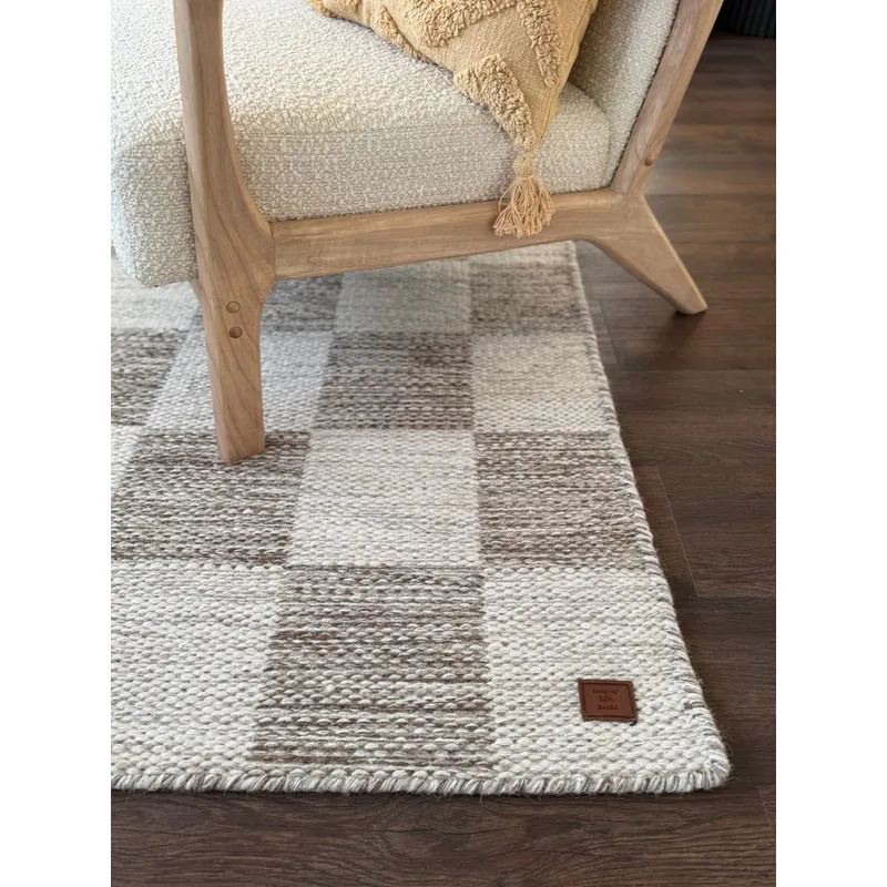 Villamatto Chessie Neliö - 300x300 cm, Pimeäverho - Kodintekstiilit & matot - Matto - Moderni matto - Villamatto