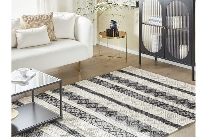 Villamatto Davutlar 200x200 cm - Beige - Kodintekstiilit & matot - Matto - Moderni matto - Villamatto