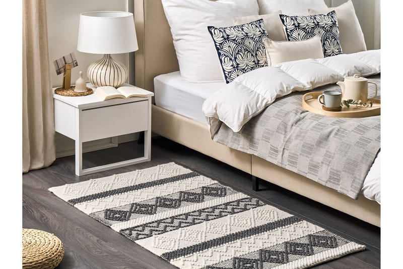 Villamatto Davutlar 80x150 cm - Beige - Kodintekstiilit & matot - Matto - Moderni matto - Villamatto