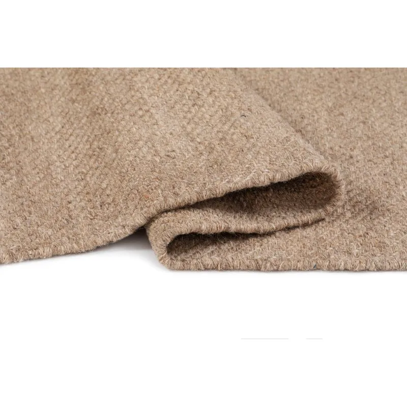 Villamatto Ekeby Neliö - 200x200 cm, Pellava - Kodintekstiilit & matot - Matto - Moderni matto - Villamatto