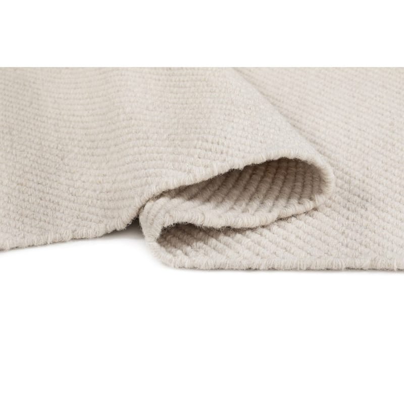 Villamatto Ekeby Neliö - 240x240 cm, Valkoinen - Kodintekstiilit & matot - Matto - Moderni matto - Villamatto