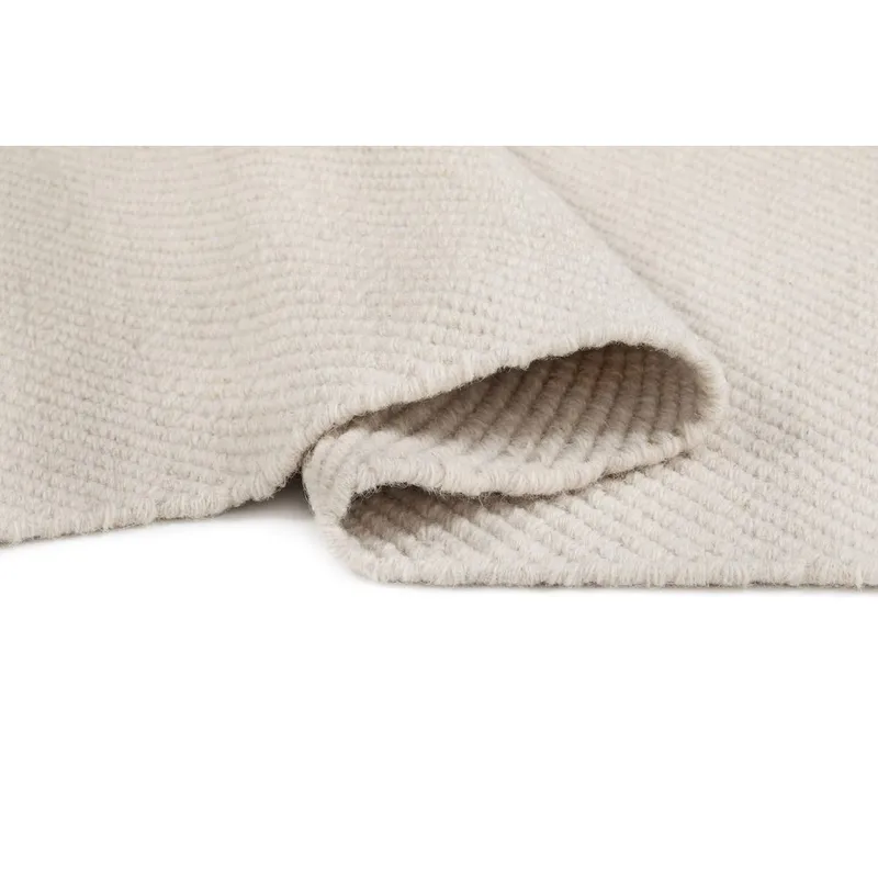 Villamatto Ekeby Neliö - 240x240 cm, Valkoinen - Kodintekstiilit & matot - Matto - Moderni matto - Villamatto