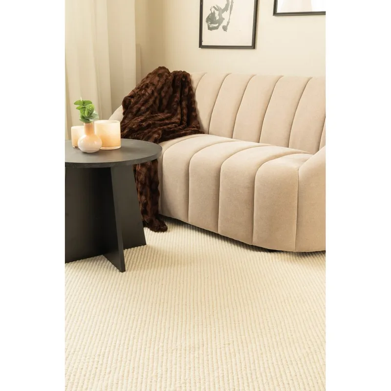 Villamatto Ekeby Neliö - 280x280 cm, Valkoinen - Kodintekstiilit & matot - Matto - Moderni matto - Villamatto