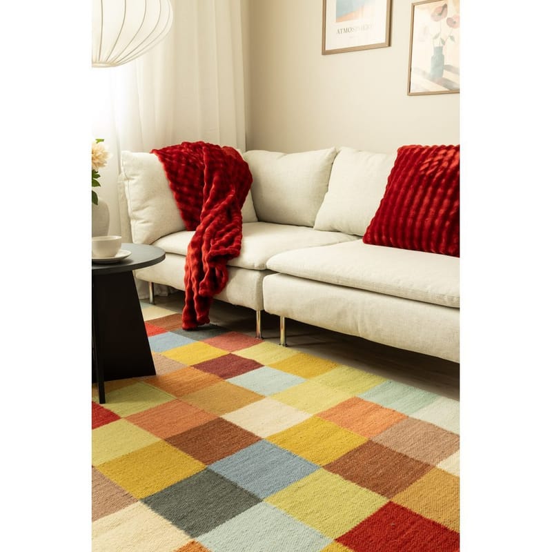 Villamatto Electra neliö - 140x200 cm - Kodintekstiilit & matot - Matto - Moderni matto - Villamatto