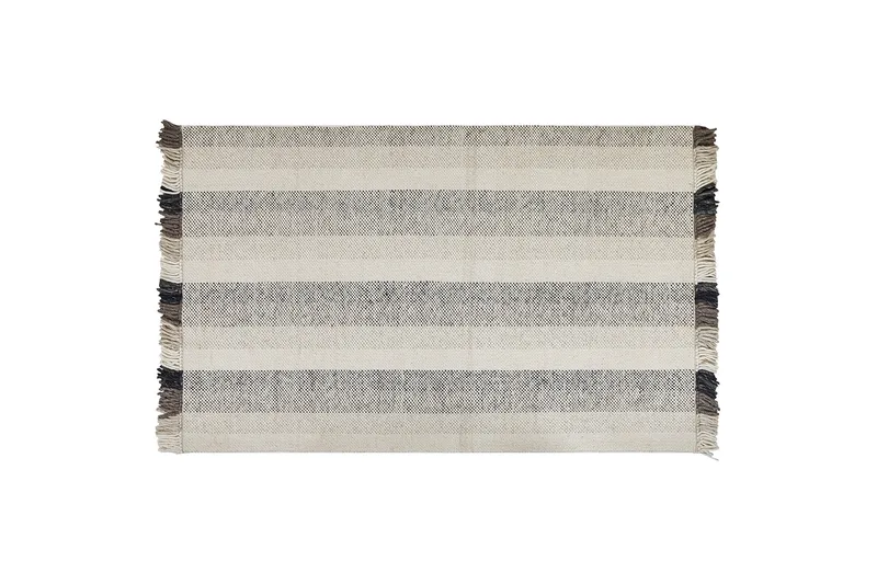 Villamatto Emirler 140x200 cm, Musta/Valkoinen