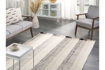 Villamatto Emirler 160x230 cm - Musta/Valkoinen - Kodintekstiilit & matot - Matto - Moderni matto - Villamatto