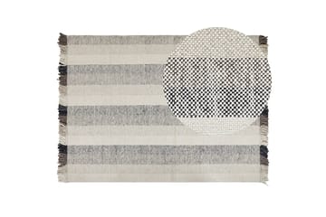 Villamatto Emirler 160x230 cm - Musta/Valkoinen - Kodintekstiilit & matot - Matto - Moderni matto - Villamatto