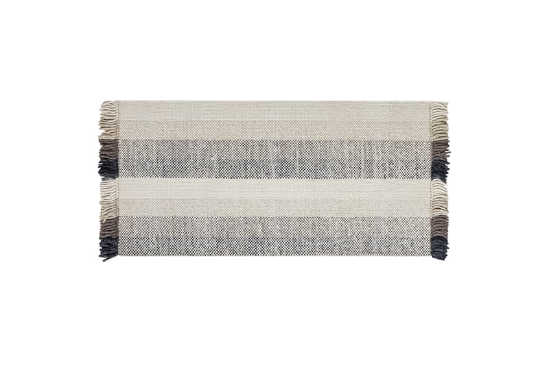 Villamatto Emirler 80x150 cm, Musta/Valkoinen