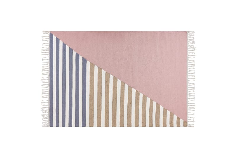 Villamatto Engiz 140x200 cm - Vaaleanpunainen - Kodintekstiilit & matot - Matto - Moderni matto - Villamatto