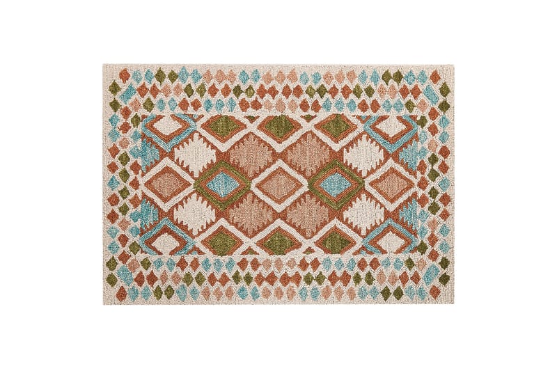 Villamatto Ermenek 140x200 cm - Beige - Kodintekstiilit & matot - Matto - Moderni matto - Villamatto
